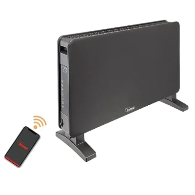 Immagine di Bimar HC514 Termoconvettore Elettrico Silenzioso Turbo con WiFi e Telecomando, Stufa Elettrica, 3 Potenze di Riscaldamento, Controllo Vocale, Timer 24h