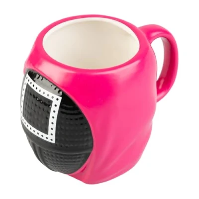 Immagine di Grupo Erik: Tazza 3D Squid Game da colazione Maschera in dolomite, 600 ml, dettagli 3D, ideale come Gadget, Regalo