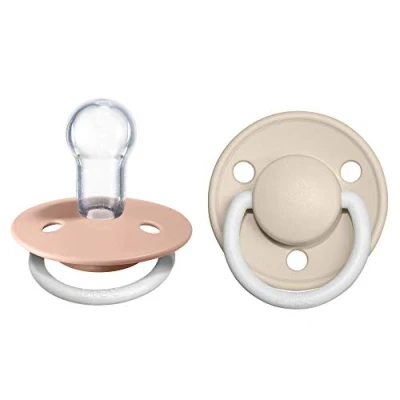 Immagine di 2 Succhietti BIBS De Lux Blush Glow/Vanilla Glow Silicone