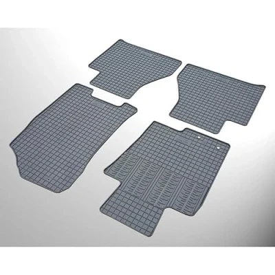 Immagine di AutoStyle CK RNI01 Set tappetino Gomma piena anteriore e posteriore 4 nero NISSAN: NP300 Navara Pick up