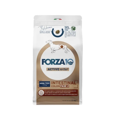 Immagine di Forza10 Active Line Mini/Toy Intestinal Colon Fase 2 Crocchette cane Set %: 3 x 1,5 kg