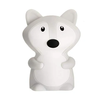 Immagine di Pauleen Fox 48041 Night Luce Notturna Volpe per Bambini con Batteria LED Lampada cameretta Cambio di Colore in Silicone Senza BPA