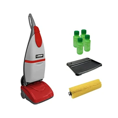 Immagine di LAVOR Lavasciuga Pavimenti ad Acqua Calda Crystal Clean, Lava con a 90C, Resa Oraria 1015 mq/h, Due Spazzole e 4 Flaconi Detergente Compresi