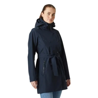 Immagine di Helly Hansen Welsey II Trench Giacca hard shell, Donna, Taglia: Large, Navy