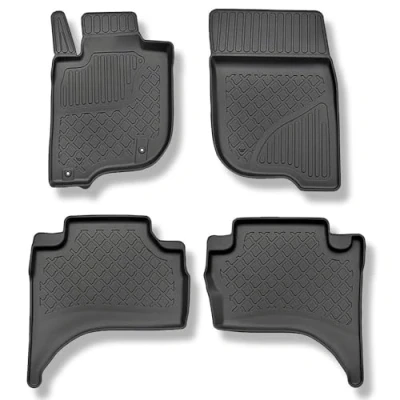 Immagine di Mossa Tappetini auto in TPE compatibili con Mitsubishi L200 Pick Up (06.2015 ) tappeti neri G