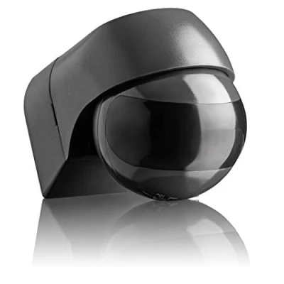 Immagine di SEBSON Rilevatore di Movimento Esterno IP44, Montaggio a Parete, LED adatto, programmabile, Sensore Infrarossi, orientabile, Portata 12m / 180