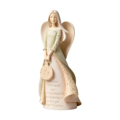 Immagine di Enesco Foundations Angelo per pensionamento, statuetta in resina, 22,9 cm, multicolore
