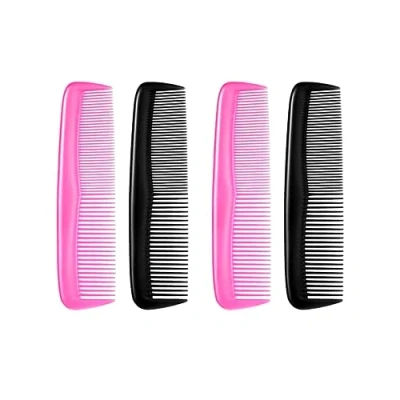 Immagine di Pettine per Capelli, 2 Pezzi a Denti Larghi, Capelli Set, Pettini Styling, Ricci Comb, Antistatico Grossi, Styling