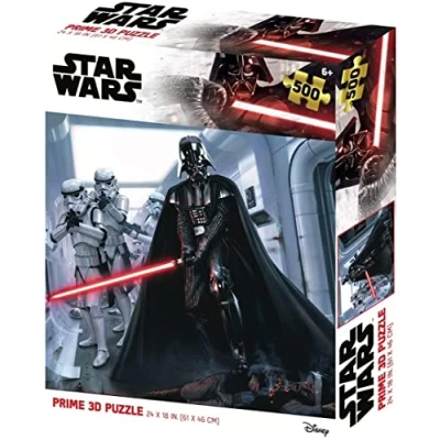 Immagine di Prime 3D RD RS263106 Puzzle lenticolare Star Wars Darth Vader e Stormtrooper 500 pezzi, Multicolore, único