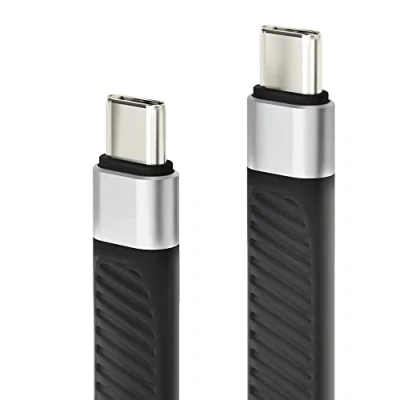 Immagine di conecto, cavo dati e ricarica da USB C a C, 4, Gen 3, funzione di rapida, 5A/100W, 40GB/s, 8K 60Hz, rivestimento in PVC, nero, 0, 15 m