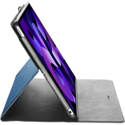 Immagine di Cellularline Folio iPad Air 10.9&quot; (2022/2020) Pro 11&#039;&#039; (2018) Custodia per Tablet con Funzione Stand 3 livelli di Inclinazione Protezione Angoli Compatibile Sleep Mode Blu