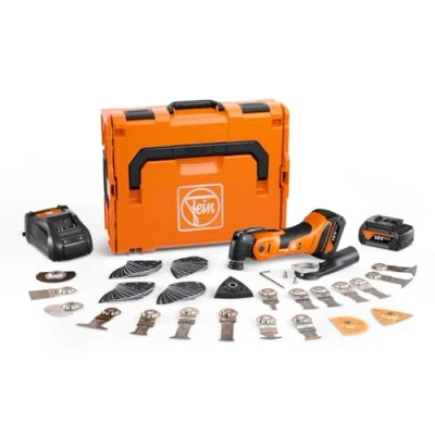 Immagine di Fein Multimaster AMM 700 Max Top 71293661000 Utensile multifunzione a batteria incl. ricaricabile, seconda batteria, caricabatterie,