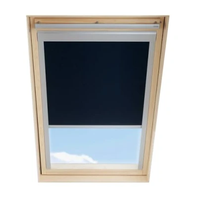 Immagine di Tenda oscurante per finestre a tetto compatibile con VELUX MK04, Nero