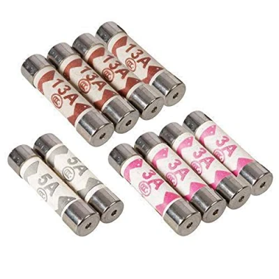 Immagine di Powermaster 952591 Fusibili Misti 10 Pezzi, Grigio, 3 A, 5 A and 13 Set di