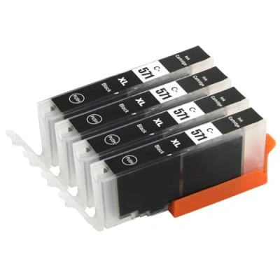 Immagine di Go Inks 4 Cartucce di inchiostro Nero per sostituire CLI 571Bk compatibile/non OEM Stampanti PIXMA