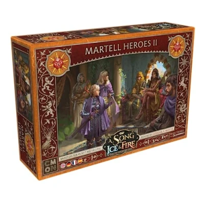 Immagine di CMON, A Song of Ice &amp; Fire Eroi di Haus Martell II, Espansione, Tabletop, 2 giocatori, dai 14+ anni, 45 60 minuti, tedesco, multilingue