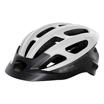 Immagine di Sena R1 EVO Smart Helmet da ciclismo (Matte White, S)