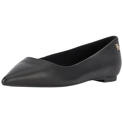 Immagine di Tommy Hilfiger Essential Pointed Ballerina FW0FW07863, Donna, Nero (Black), 37 EU