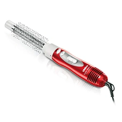 Immagine di Valera Styler ad aria calda Turbo Style 1000 Tourmaline 603.01B, con due spazzole e un ugello per asciugacapelli, watt, colore rosso