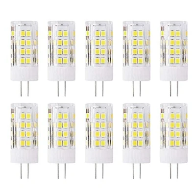 Immagine di Lampadina LED G4 5W/400LM,Equivalente a 40W Lampada Alogena, Bianco Freddo 6000K DC/AC 12V Trasparenti Confezione da 10