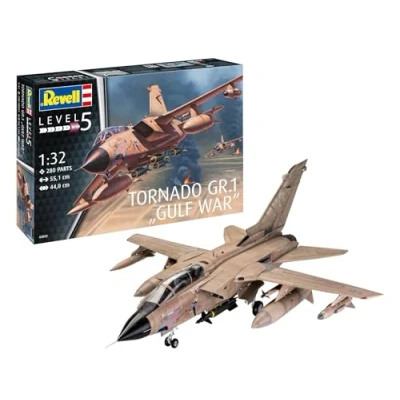 Immagine di Revell 03892 Tornado GR.1 RAF Gulf War scala 1:32 Kit modellino in plastica non costruita/non verniciata, mimetico deserto