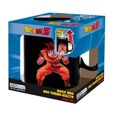 Immagine di ABYSTYLE DB Goku Magic Mug Heat Change, 460 ml cardboard box: Das Design ändert sich, wenn Sie heiße Flüssigkeit einfüllen, ABYMUGA438