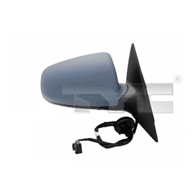 Immagine di Specchietto retrovisore esterno Tyc 302 0043 Dx con la prima mano termico, convesso, per regolazione elettrica specchio AUDI: A6 C6 Avant