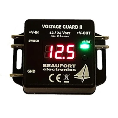 Immagine di Dispositivo di monitoraggio della batteria programmabile V Guard II da 12 V e 24 V con display