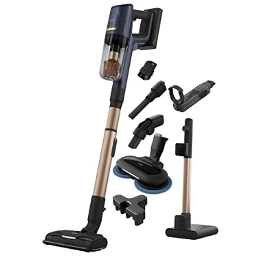 Immagine di AEG Aspirapolvere Hygienic 8000 AP81B25WET con funzione di asciugatura/automatico/filtraggio a 5 stadi/display digitale/ugello multi pavimento e ugello per mocio, 3 livelli/batteria sostituibili,