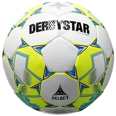 Immagine di Derbystar Pallone da calcio unisex per ragazzi Apus Light v23, bianco, giallo, 4