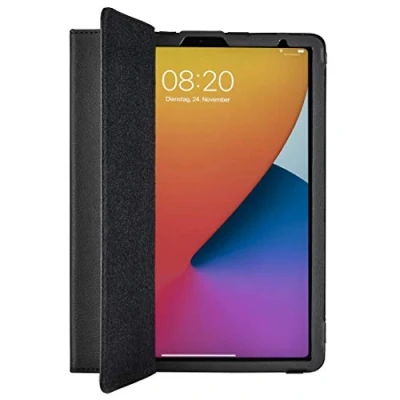 Immagine di Hama Custodia per iPad Air 2020 da 10,9 pollici (custodia a libro tablet Apple, con funzione di supporto e chiusura magnetica, Auto Wake/Sleep), colore: Nero