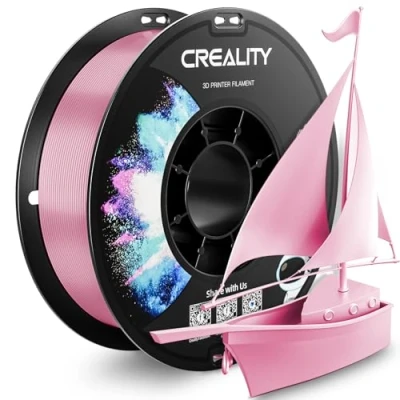 Immagine di CREALITY Filamento per stampante 3D in PETG da 1,75 mm, bobina 1 kg, precisione dimensionale ± 0,03 lotto 2024, adatto stampanti Ender, Bambu Lab, Anycubic, ELEGOO FDM, rosa