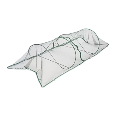 Immagine di Relaxdays Serra a Tunnel, 2,5 m, con Funzione Pop Up, per la Coltivazione di Verdure e Fragole, Pieghevole, Verde Scuro, 60% 40% plastica