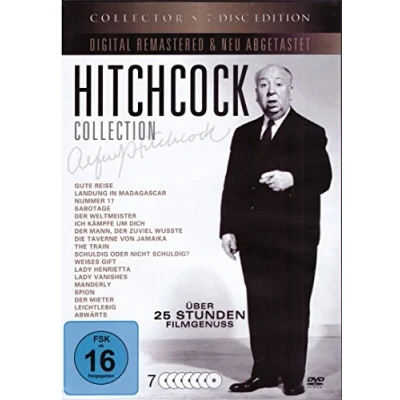 Immagine di Alfred Hitchcock Collection ( 18 Meisterwerke des großen ) [Digital Remastered &amp; Neu Abgetastet] [7 DVDs]