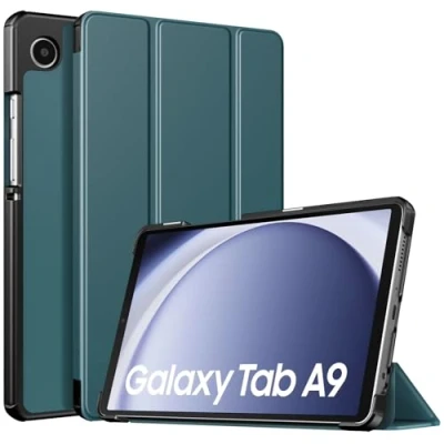 Immagine di TiMOVO Custodia Protettiva Compatibile con Samsung Galaxy Tab A9 8.7&quot; 2023, Sottile e Leggero, Cover a Guscio Posteriore Rigido per Tablet SM X110/X115/X117, Gemma Verde