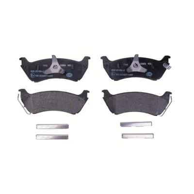 Immagine di HELLA 8DB 355 008 671 Kit pastiglie freno con segnalatore acustico usura accessori MERCEDES BENZ: Classe ML