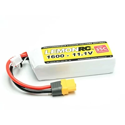 Immagine di LemonRC Batteria ricaricabile LiPo 11.1 V 1600 mAh Numero di celle: 3 35 C Softcase XT60