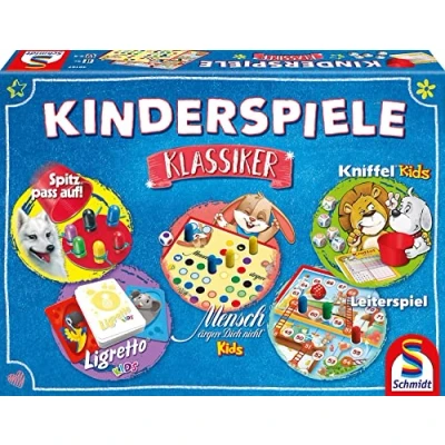 Immagine di Schmidt Spiele 49189 Gioco classico per bambini, collezione di giochi multicolore