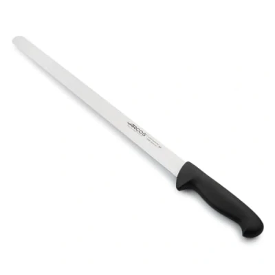 Immagine di Arcos Serie 2900 Coltello Prosciutto Lama Acciaio Inossidabile Nitrum 400 mm Manico Polipropilene Colore Nero