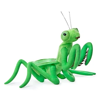 Immagine di lilizzhoumax Mantide Religiosa Peluche 33cm/13, simulazione Peluche, simpatico giocattolo morbido Insetto Bambole Animali Selvatici, Regalo per Bambini e Amici