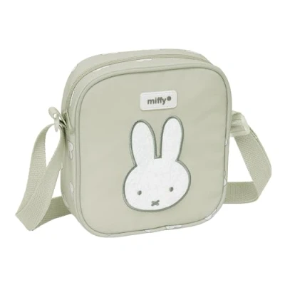 Immagine di Safta MIFFY NEEBLA borsa a tracolla piccola, per bambini, ideale bambini dai 5 ai 14 anni, comoda e versatile, qualità resistenza, 16 x 4 18 cm, colore Grigio pietra,