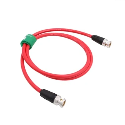 Immagine di HangTon HT 12G 4K Raw SDI cavo video coassiale BNC a Canare LV 61S 75 ohm per monitor telecamera flessibile schermato 1,5 m rosso