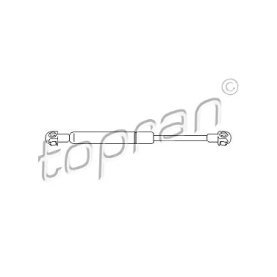 Immagine di TOPRAN 110 268 Pistoncini portellone 690 260 Cofano/Sponda posteriore veicolo, bilaterale VOLKSWAGEN: Vento
