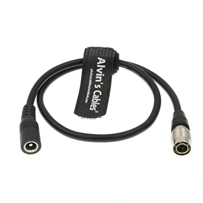 Immagine di Alvin&#039;s Cables Hirose 4 Pin Maschio a DC Femmina Cavo per Sound Device ZAXCOM Blackmagic