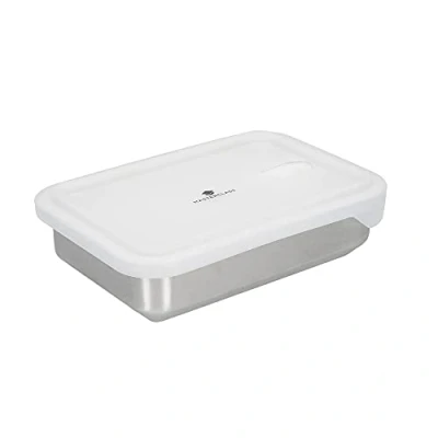 Immagine di MasterClass Food Storage Container All in One Stainless Steel 1.3 Liter