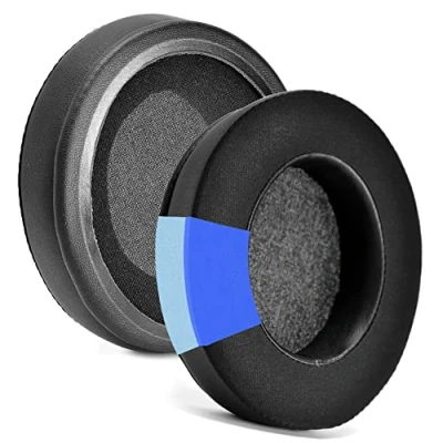 Immagine di Nari Cooling Gel Cuscinetti auricolari defean Ear Pad di ricambio in schiuma compatibile con Razer Nari/Nari Ultimate/Nari Essential/Kraken Tournament Edition/Kraken Kitty/Kraken X, ATH M50X / M40X