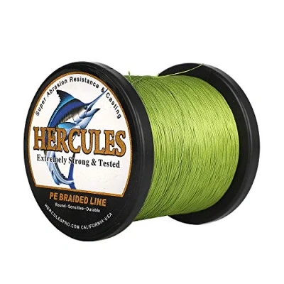 Immagine di Hercules Filo da pesca intrecciato a 8 fili, 100 2000m, 10 300lb, super morbido, polietilene, Lenze intrecciate per con lenza, riva, in mare, barca