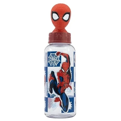Immagine di Borraccia Bambino Marvel Spiderman 560 ml con tappo svitabile, senza BPA e facile da lavare