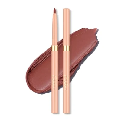 Immagine di OULAC Matita Occhi Waterproof, Eyeliner e Lip Liner Corallo Brunastro Mat Girevole, Colore Intenso, Dura 12 Ore +, Texture Liscia Cremosa, Non Trasferibile, Vegan (L05) Seductive