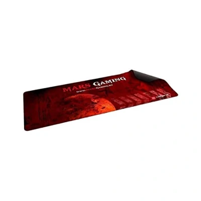 Immagine di MARSGAMING MMP2, Mouse pad per giochi alta precisione con qualsiasi mouse, base in gomma naturale, alto comfort, 88 x 33 cm, rosso e nero
